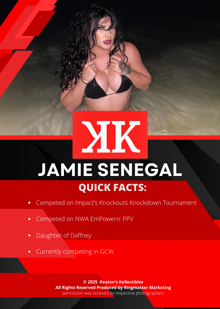 Jamie Senegal Exclusive Trading Card