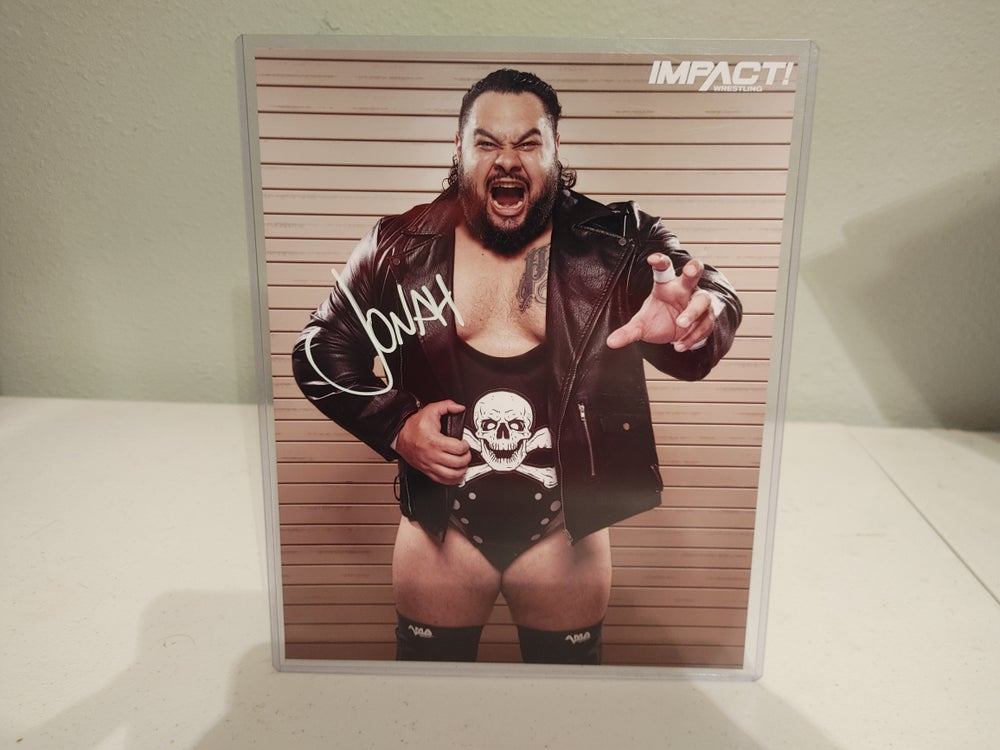 Impact Wrestling Jonah Bronson Reed Autographed 8x10