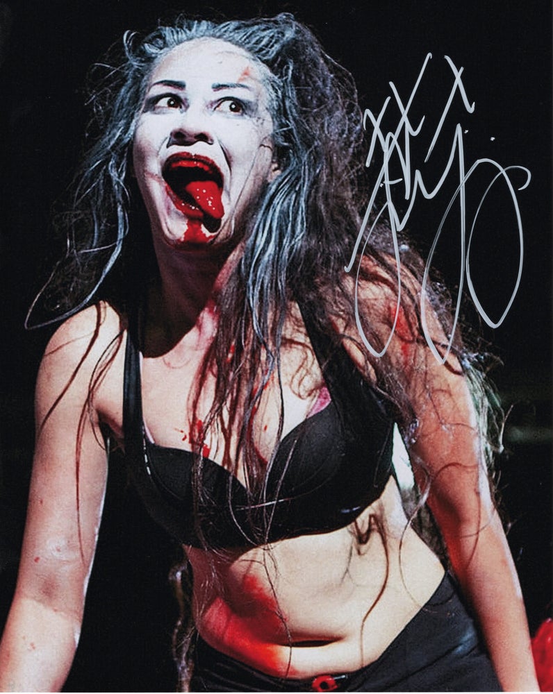 Impact Wrestling Su Yung Autographed 8x10 Photo "Tongue"