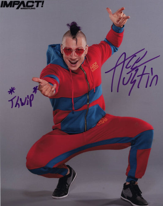 Ace Austin Autgraphed 8x10 "Thwip" Inscription