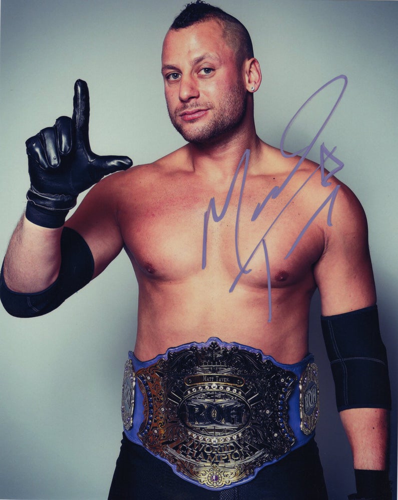 Matt Taven Autographed 8x10